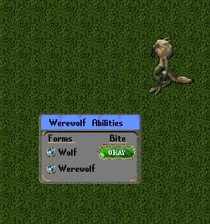 Player cursed as a Werewolf