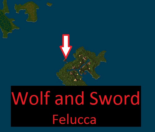 Wolf and Sword location in Felucca.